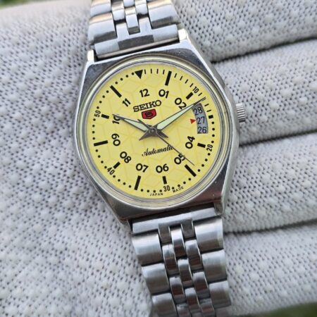 Seiko 5 Automatic Hand Winding Men’s Stainless Steel 21 Jewels Mod Wrist Watch