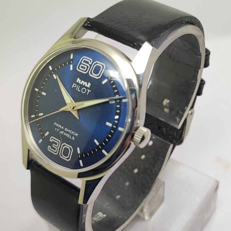 HMT Pilot Mechanical Hand Winding Men’s Steel Mod wrist watch