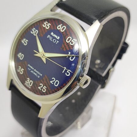 HMT Pilot Mechanical Hand Winding Men’s Steel Mod wrist watch