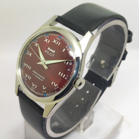 HMT Pilot Mechanical Hand Winding Men’s Steel Mod wrist watch