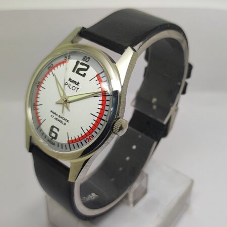 HMT Pilot Mechanical Hand Winding Men’s Steel Mod wrist watch