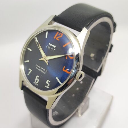 HMT Pilot Mechanical Hand Winding Men’s Steel Mod wrist watch