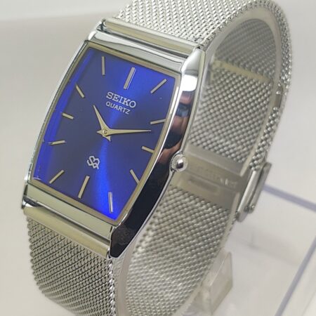 Seiko Quartz Slim Men Japanese Refurbished Mod wrist watch