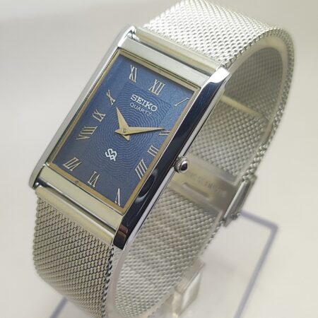 Seiko Quartz Slim Men Japanese Refurbished Mod wrist watch