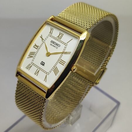 Seiko Quartz Slim Men Japanese Refurbished Mod wrist watch