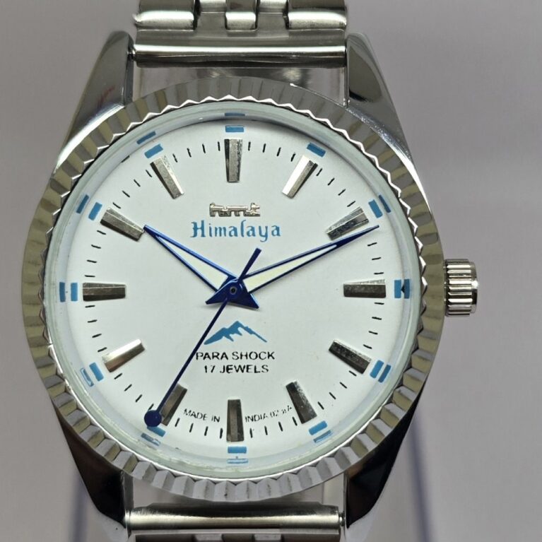 HMT Himalaya Mechanical Hand Winding Men’s Steel Mod wrist watch