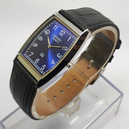 Seiko Quartz Slim Men Japanese Refurbished Mod wrist watch