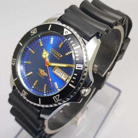 Citizen Sports Automatic Day Date 21 Jewels Mod Vintage Japanese Wrist Watch